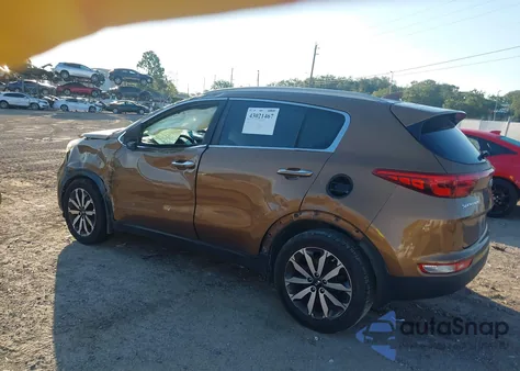 2017 Kia Sportage Ex z USA, uszkodzony, nr VIN KNDPN3AC9H7233744
